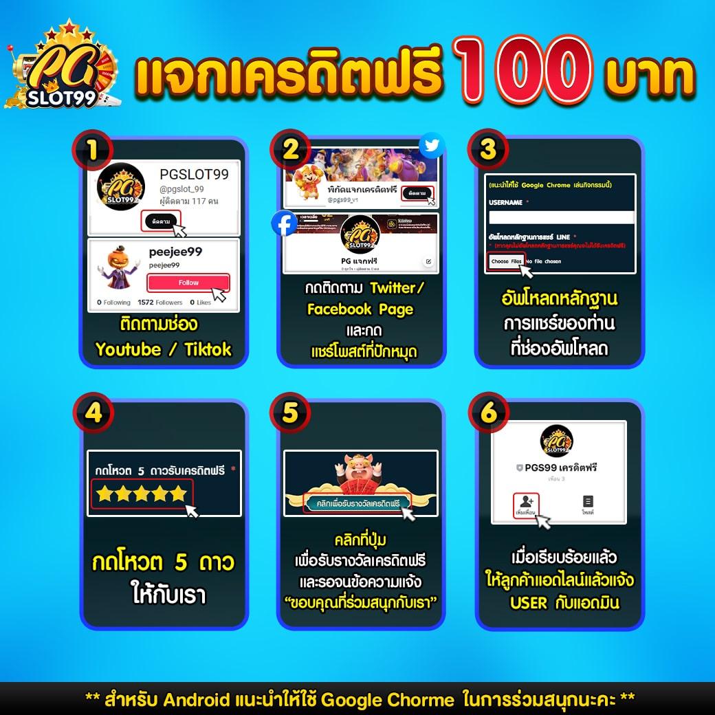 สล็อต pg เครดิต ฟรี 100 ไม่ ต้อง ฝาก เล่นง่ายได้เงินจริง พร้อมโปรโมชั่นเด็ด